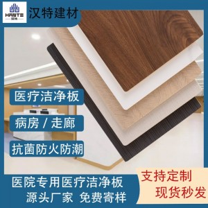 冰火板A级防火医疗洁净板石英纤维板抗菌纤瓷板贝斯板医院护墙板